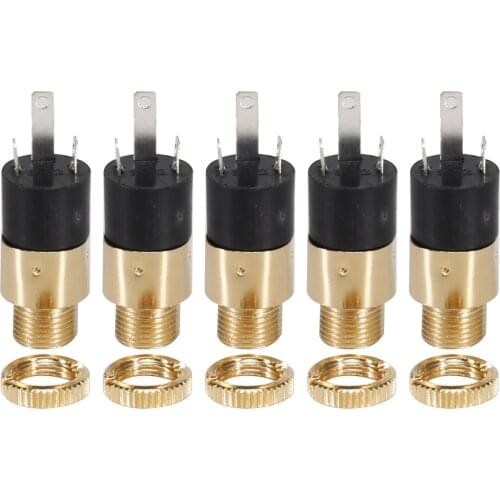 For 5PCS stereo female jack 3.5 audio headphone connector 3.5 mm stereo headphone audio video socket