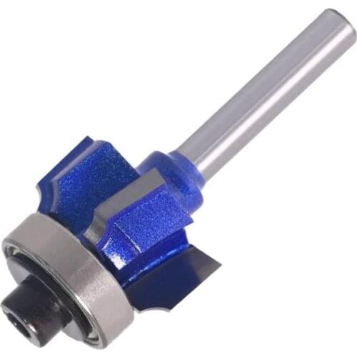 6mm Shank Router Bit R1/R2/R3 4 Teeth Trimmer Woodwork Milling Cutter Knife