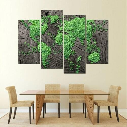 Abstract Green Landscape 4 Pcs Set Diy Diamond Embroidery Full Square Round Drill Mosaic Wedding DecorationZP-2867