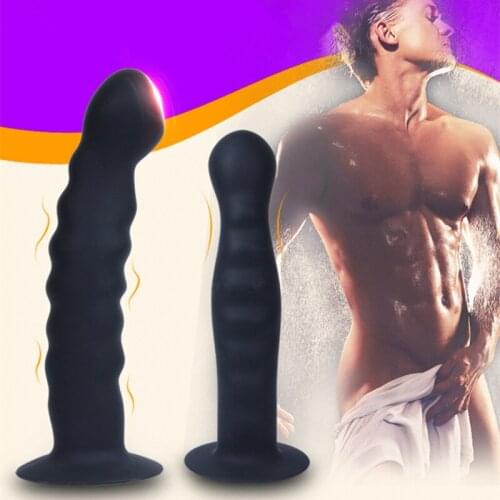Strong Suction Anal Plug Penis Butt Plug Big Dildo Prostate Vagina Massager Soft Silicone No-Vibrator Sex Toys for Men Women Gay