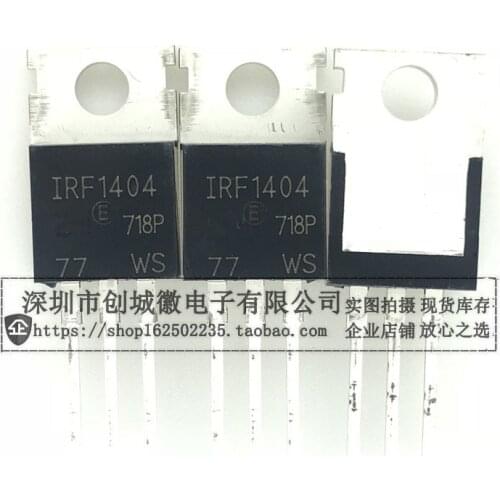 Free Shipping 50pcs/lot IRF1404PBF IRF1404 TO-220 new original stock