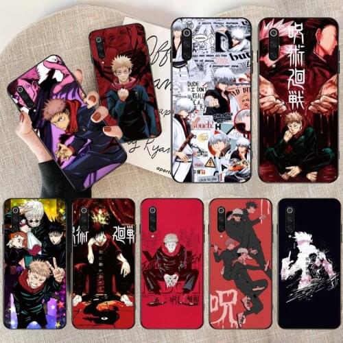 HOTCASHOP Anime jujutsu kaisen Phone Case for Xiaomi Mi Note 10 Lite Mi 9T Pro xiaomi 10 10 CC9 Pro 9SE