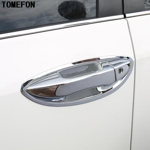 For Toyota Corolla Altis E170 2014 2015 ABS Chrome Exterior Door Handle Cover Bowl Trim Doorknob Cap Trims