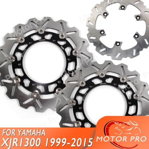 For Yamaha XJR 1300 1999 - 2015 Front Rear Brake Disc Disk Rotor Kits XJR1300 2000 2001 2002 2003 2004 2005 2006 2007 FZS1100