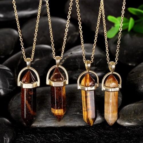 Fashion Simple Geometry Dark Brown Crystal Pendant Necklace Womens Clavicle Chain Necklace Girls Dance Jewelry Party Gifts