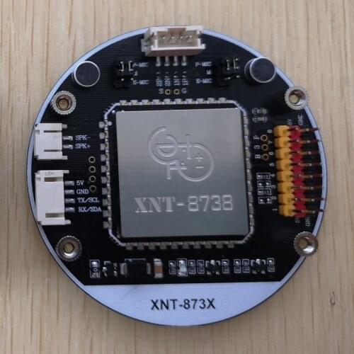 XNT8738 Voice Recognition Module Dual-mic Noise Reduction Voice Recognition Module AI Voice Control Module