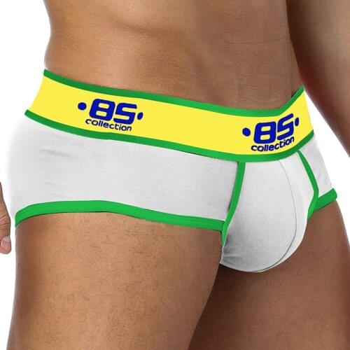 85 Brand 50PC/LOT Wholesale Mesh Men Underwear Sexy Gay Briefs Male Panties Cotton Breathable Comfortable Underpants Quick Dry