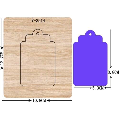 New Carton card wooden dies cutting dies for scrapbooking Multiple sizes V-3514