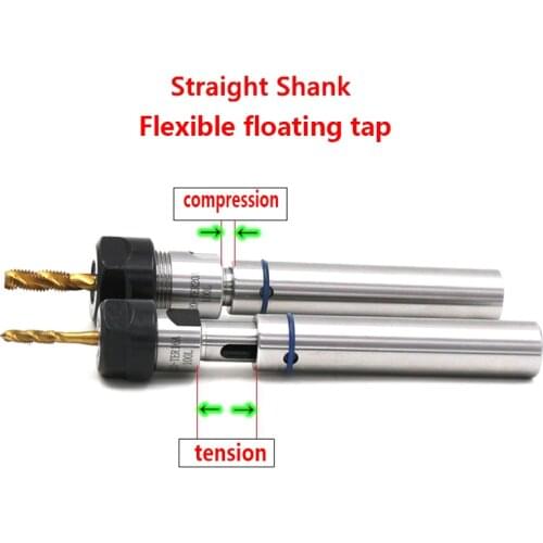 Straight shank Flexible floating tapping chuck C16 C20 C25 TER20 TER16 A TER16M TER20M TER25UM for CNC machine tapping