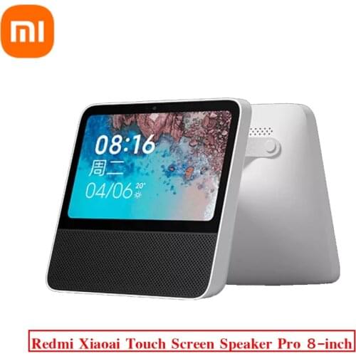 Xiaomi Redmi Xiaoai Pro 8 inch Bluetooth-compatible AI Touch Screen Speaker Alarm Clock 4700mAh WiFi Smart Connection Video Call
