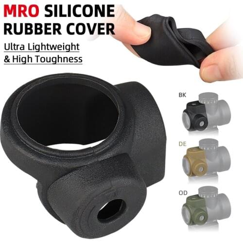 Tactical MRO Ultra Lightweight Silicone Rubber Cover Protective Holder For MRO Red Dot Sight Total 3 PCS HS33-0231