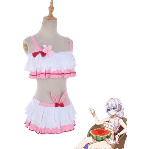 Game Honkai Impact 3 Theresa Apocalypse Cosplay Costume Women Sexy Swimsuit Bathing Suit Halloween Carnival Uniforms Swimwear