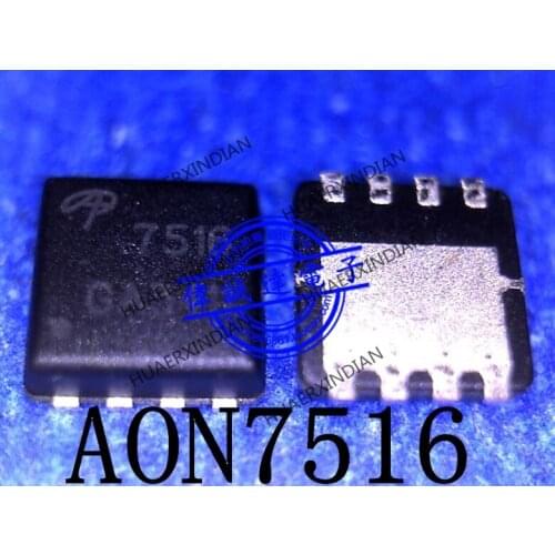 1Pieces New Original AON7516 AO7516 Type 7516 30V/30A N QFN8 In Stock Real Picture