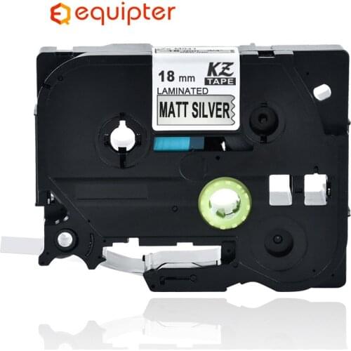 18mm Tze941 black on silver label tape Compatible Brother p-touch printers tze tape laminated tze-941 tze941 tz941 tze941 ribbon