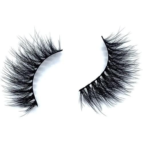 3D mink lashes natural handmade volume soft false lashes long crisscross eyelash extension resuable mink eyelash makeup EP20