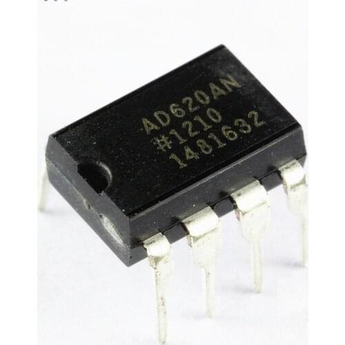 5 PCS Instrumentation Amplifier IC DEVICES DIP-8 AD620AN AD620ANZ NEW