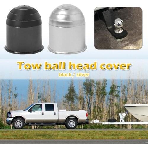 50mm Universal Auto Tow Bar Ball Cover Wearable Plastic Caravan Trailer Towball Protect AutoTow Ball Protective Cover Parts