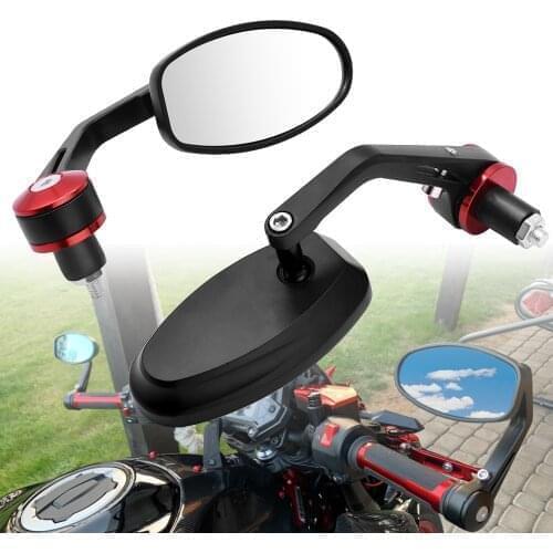 2020 7/8" Motorcycl Side Mirrors Handle Bar End CNC Aluminum Rearview Mirror For YAMAHA WR450F WR250R WR250X WR450 SEROW 225 250