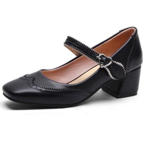 Big Size Square toe personalized platform shoes ladies high heels women shoes woman pumps