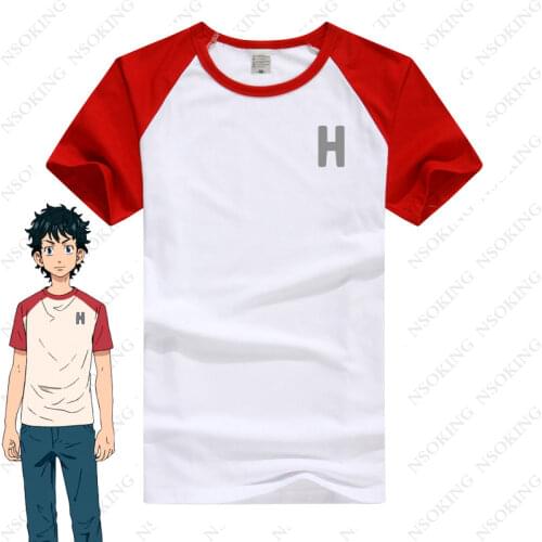 Japan Anime Tokyo Revengers Takemitchy Hanagaki Takemichi T-shirt Cosplay T shirt Men Women Couples Summer Short Sleeve Tee Tops