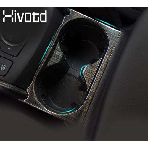 Hivotd For Mazda CX-5 CX5 CX 5 2020-2017 Accessories Center Console Water Cup Holder Panel Cover Interior Trim Car Styling