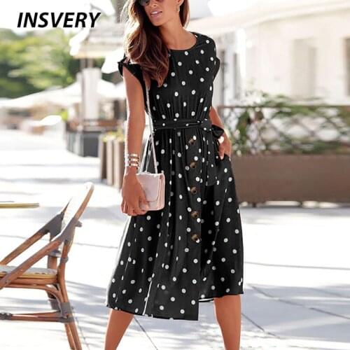 Summer Dresses With Print INSVERY China