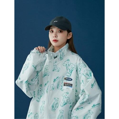 Nice Woman Jacket Bomber Jacket Women Womens Coats and Jackets High Street Hip Hop Baseball Coat Streetwear Casual Loose Coat