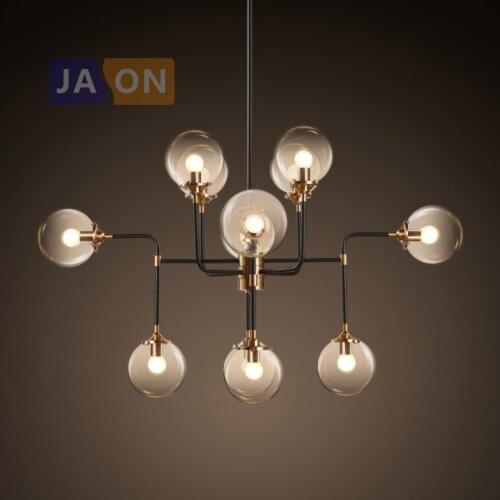 Led e14 Nordic Iron Glass Clear LED Lamp LED Light Pendant Lights Pendant Lamp LED Pendant Light For Dinning Room