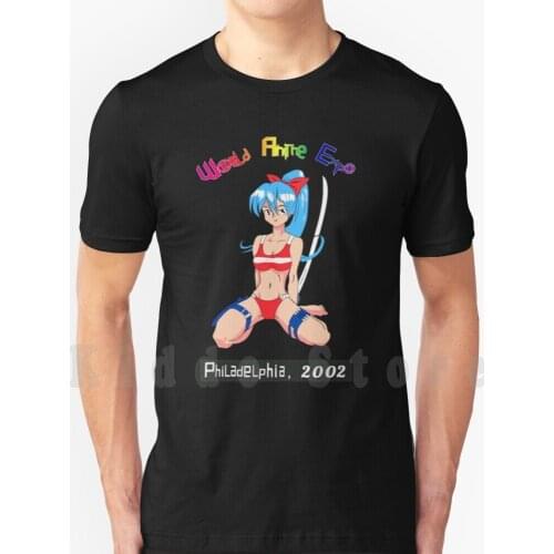 World Anime Expo Philadelphia 2002 T Shirt Men Cotton Cotton S - 6Xl Vocaloid Japanese Project Diva Rolling Girl Hentai Manga