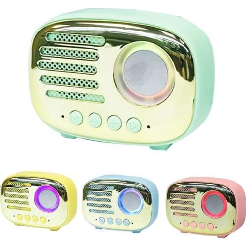 MMS-08 Loudspeaker TF Card Playback Large-Capacity Battery Portable ABS Creative Wireless Mini Bluetooth Speaker for Outdoors