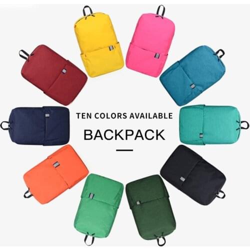 Fashion Simple Backpack Waterproof Colorful Computer Backpack Outdoor Travel School Bag Mens and Womens Schoolbags
