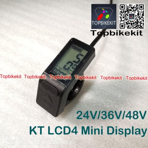 New KT-LCD4 mini display Ebike display KT display KTLCD4 display 24V / 36V / 48V KT LCD4 Display for KT controller