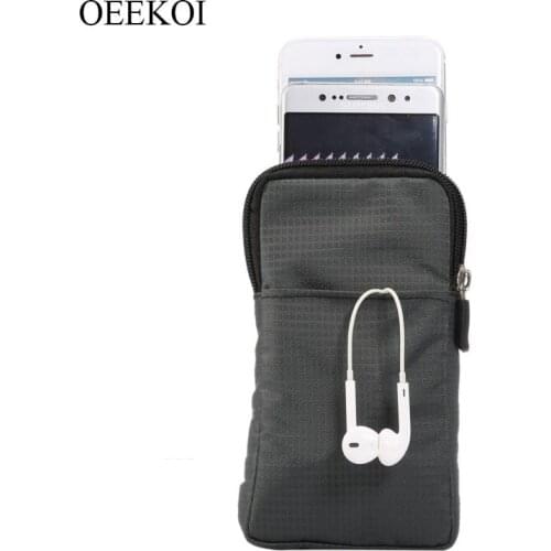 OEEKOI Multi-Function Belt Clip Sport Bag Pouch Case for BLU Vivo XI Plus