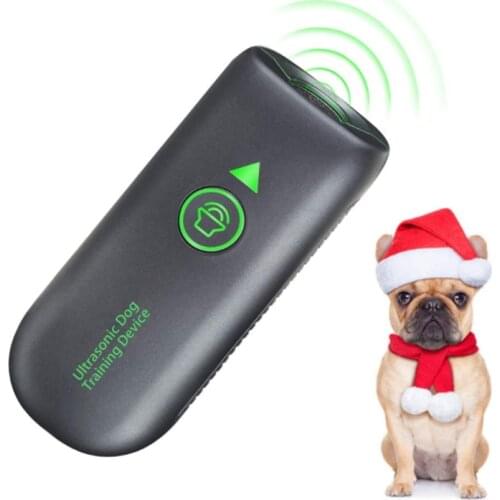 Portable Anti Barking Device Handheld Ultrasonic Dog Training Tool Dogs Behavior Training Tool Pet Control Device Indoor Outdoor