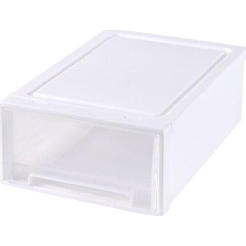 Drawer Type Plastic Clothes Storage Box Transparent Organizer for Underwear Sock 94PF
