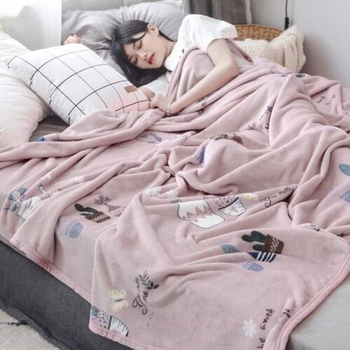 Nap Wool Blanket Velvet Blanket Office Air Conditioner Towel Quilt anime blanket haikyuu plush blankets for beds blankets