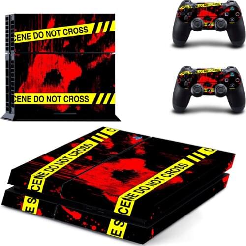 Fingerprint Style PS4 Skin Sticker for Playstation 4 Console & 2 Controllers Decal Vinyl Protective Skins Style 2