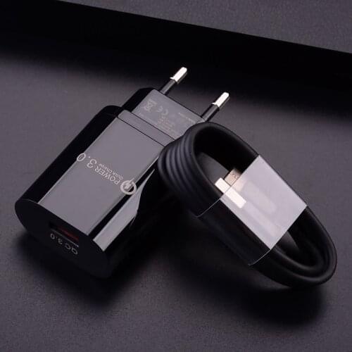 QC 3.0 Quick Charge USB adapterType C Micro usb Fast Charger Cable For Samsung A01 A71 A42 M51 Motorola G9 Plus E6 Play Redmi 9A