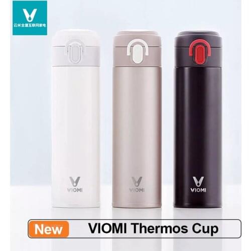 VIOMI Thermos Cup Stainless Steel Vacuum Cup 24 Hours Flask Water Smart Bottle Leakproof Single Hand On Insulated Mug