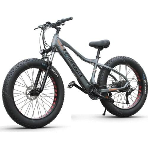 26 Inch Off Road Electric Bike 350W Two Wheels Electric Bicycle Max Speed 40KM/H Wide Tire Beach Electric Scooters Adults