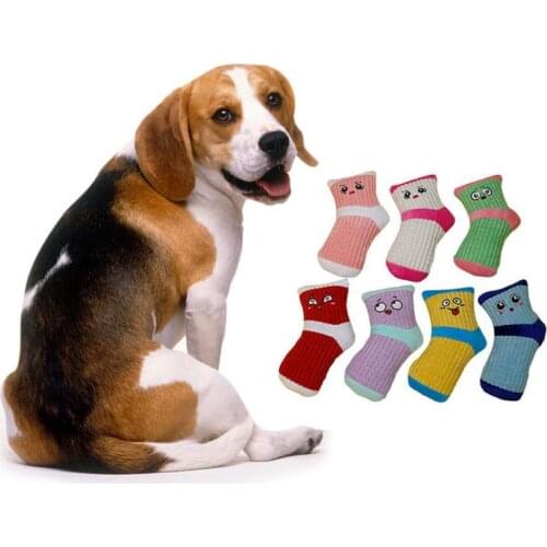 Funny Dog Toys Plush Socks Shape Pet Puppy Squeaky Chew Bite Toy For Small Large Dogs Pets Accessories Lovely Fun Pets Plaything