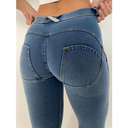 Sibybo Fashion Blue Low Waist Jeans Women Pants 2021 Autumn Sexy Legging Push Up Trousers Femme High Street Pencil Pants Y2K