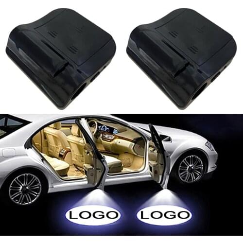 1PCS Universal LED Car Door Welcome Laser Projector Logo Ghost Shadow Night Light Wireless Car Accessories kits for Citroen NEW