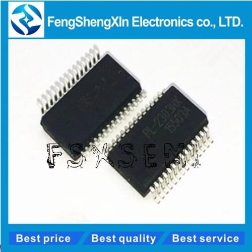 10pcs/lot PL2303HX PL-2303HX PL-2303 PL2303 USB to RS-232 Bridge Controller IC SSOP-28