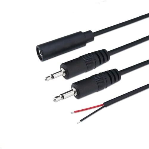 2.5/3.5mm Audio Extension Cord Single-head Power Cable For KTV Cinema Host Speaker Male Female Cable Connector Wire Accessory