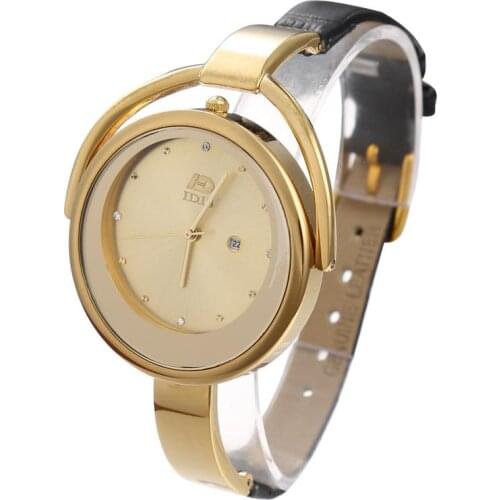 Logo Idis leather watch fashion designer Wristwatches Ladies student women watch