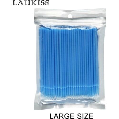 500pcs Micro Brushes Make Up Eyelash Extension Disposable Eye Lash Glue Cleaning Brushes Free Applicator Sticks Makeup Tool