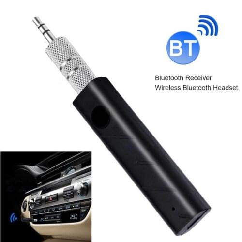 Fashion Mini 3.5MM Jack AUX Audio MP3 Music Bluetooth Receiver Car Kit Wireless Handsfree Speaker Headphone Adapter For Iphone