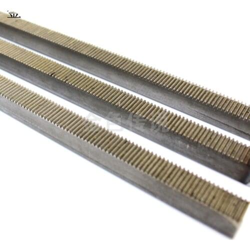 Free shipping 0.5 modulus steel rack 45 steel rack model rack small modulus gear rack transmission Golden Legend