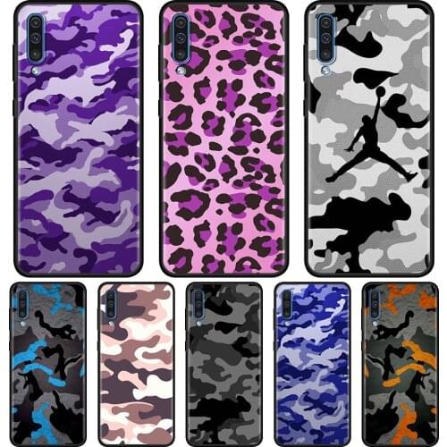 Camouflage Pattern Camo military Army Case For Samsung Galaxy A50 A70 A10 A20e A30 A40 A20s A10s A10e A80 A90 A60 A30s TPU Cover